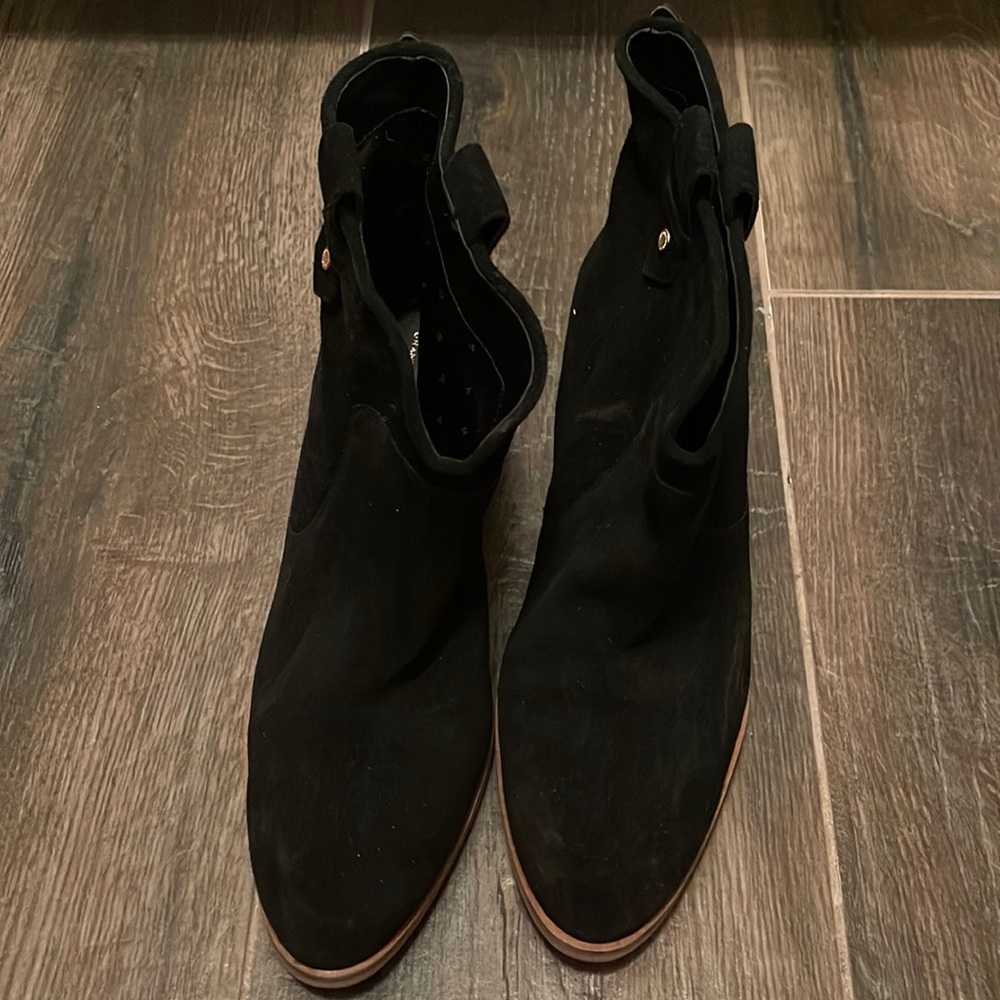 Cole Haan black suede boot size 9